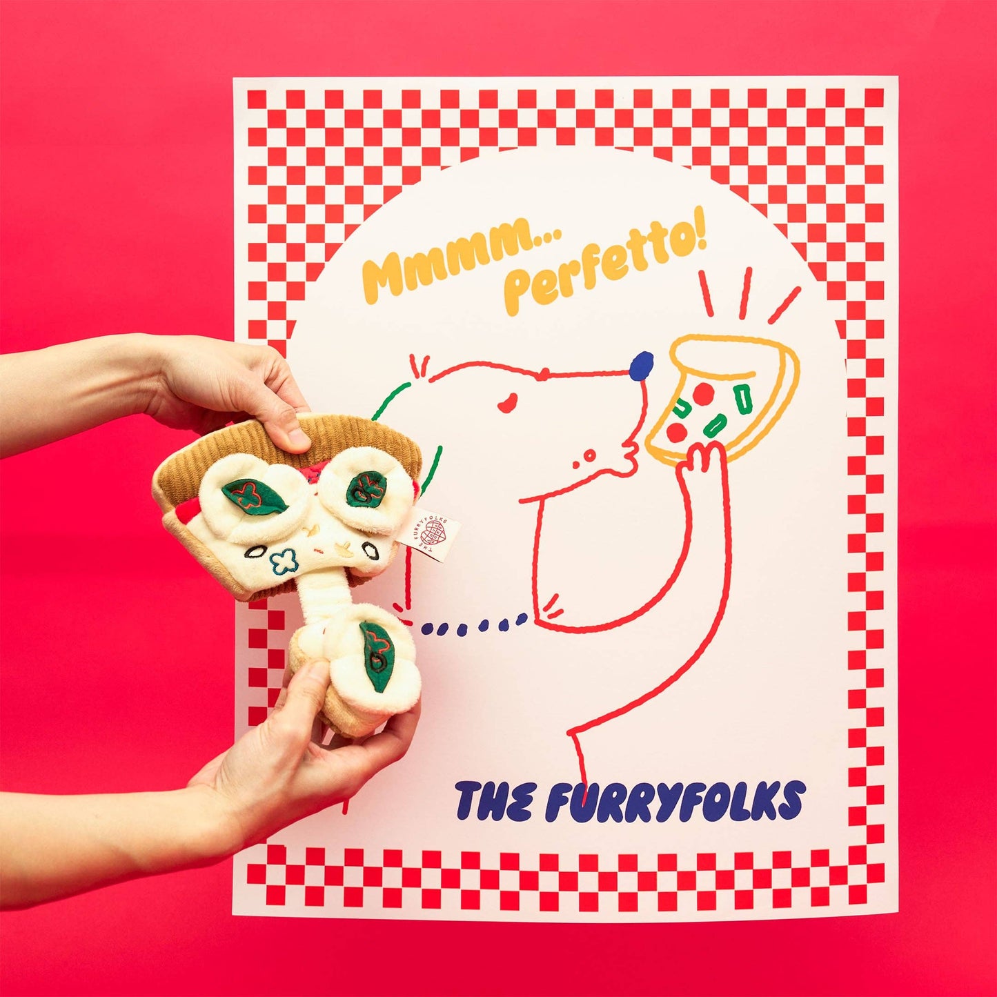 The Furryfolks | Snuffelspeelgoed - Pizza