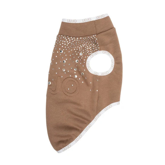 Liu Jo Pets | Sweater met Strassteentjes β Caramel