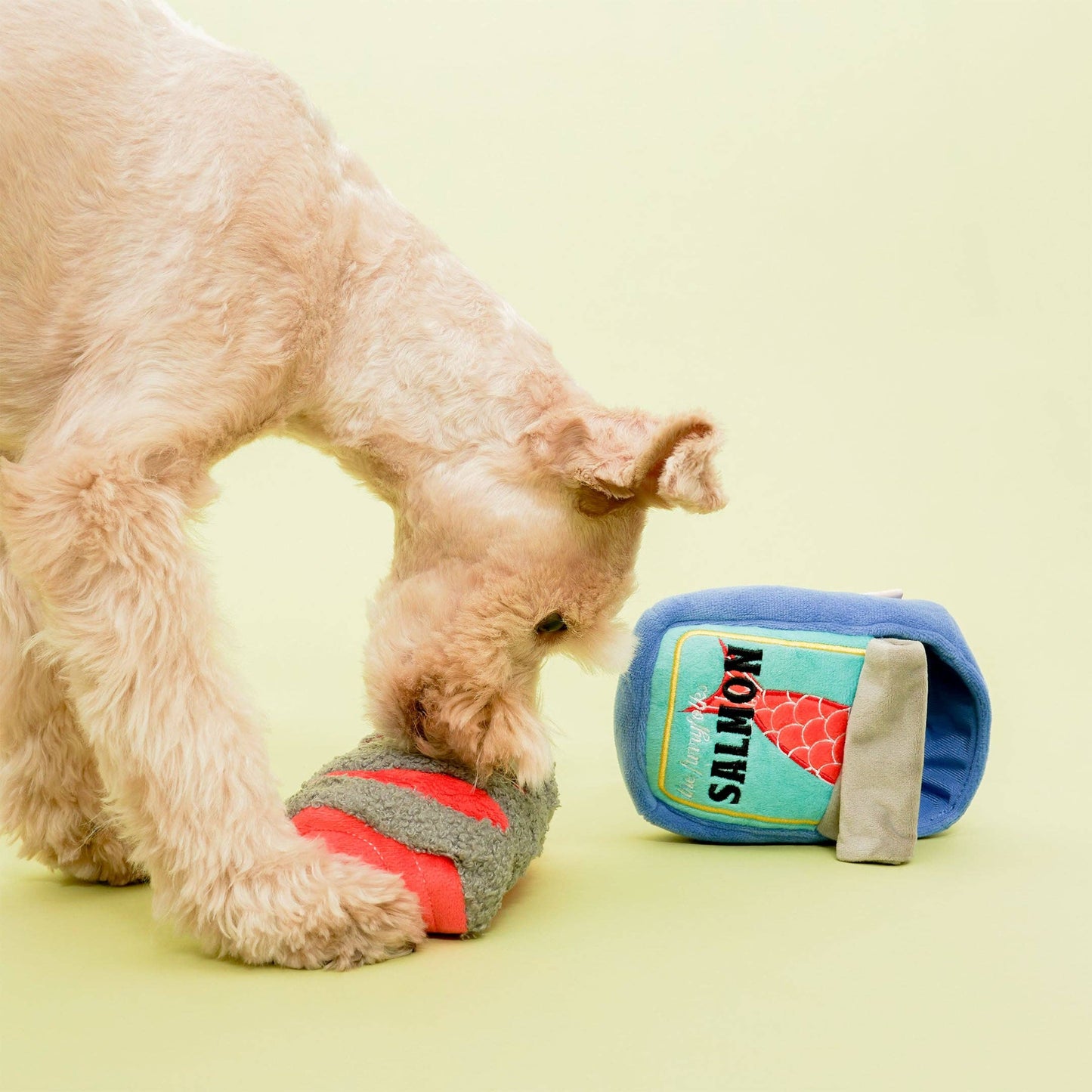 The Furryfolks | Snuffelspeelgoed - Zalm uit blik