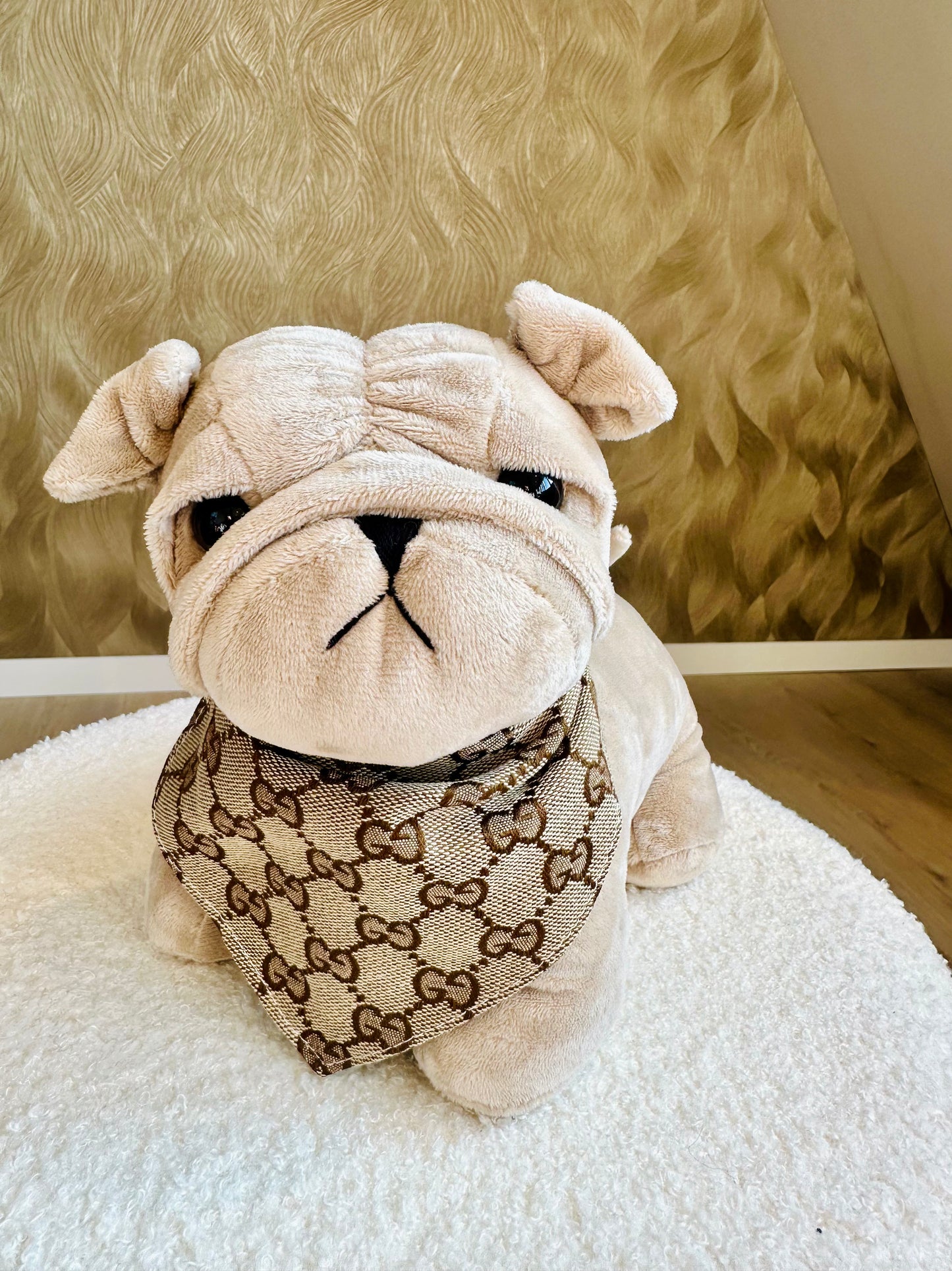 Bandana / Schal mit GG-Print Beige