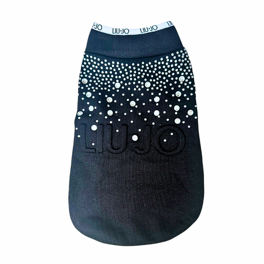 Liu Jo Pets | Sweater met Strassteentjes – Nero