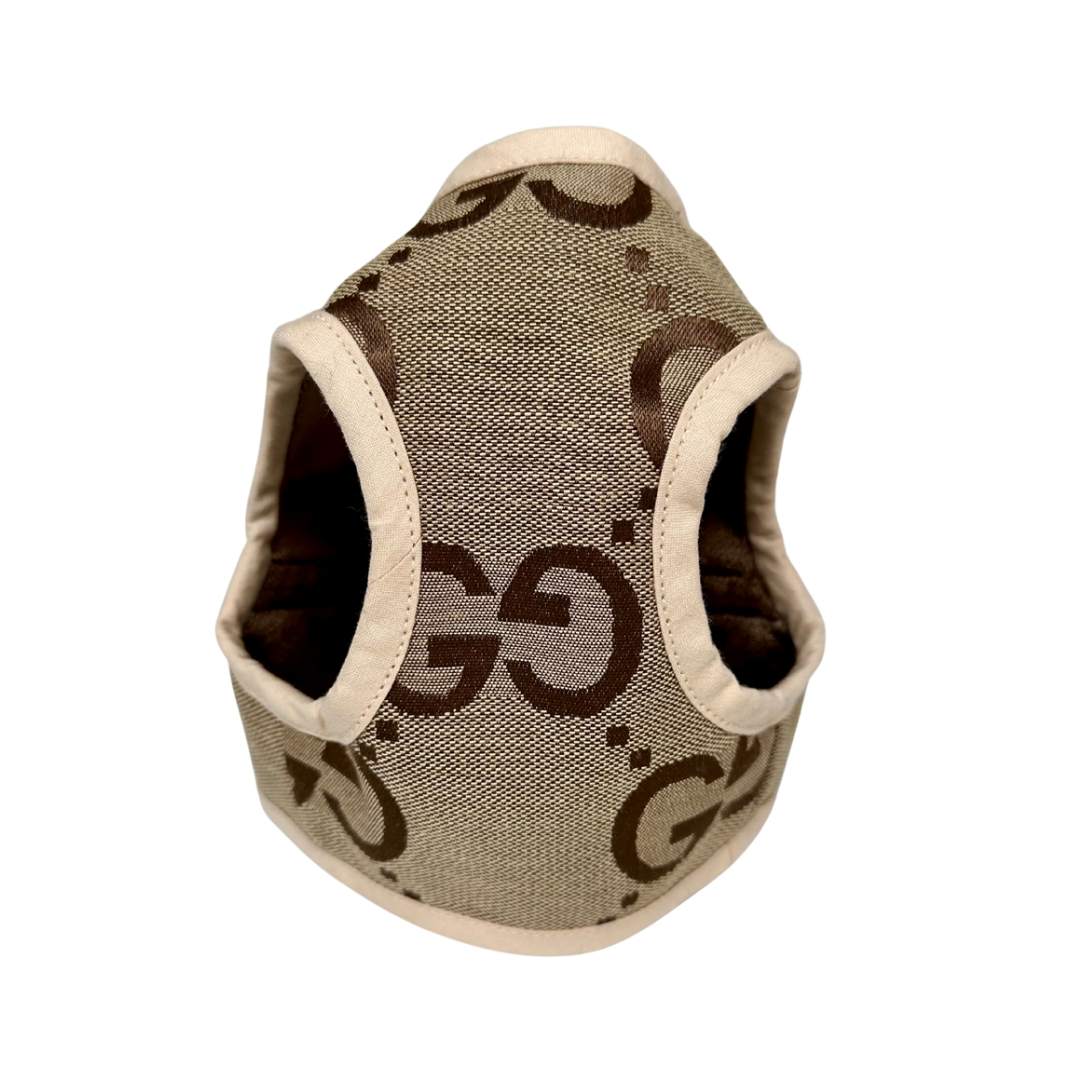 GG Print Step-in Harness Gold