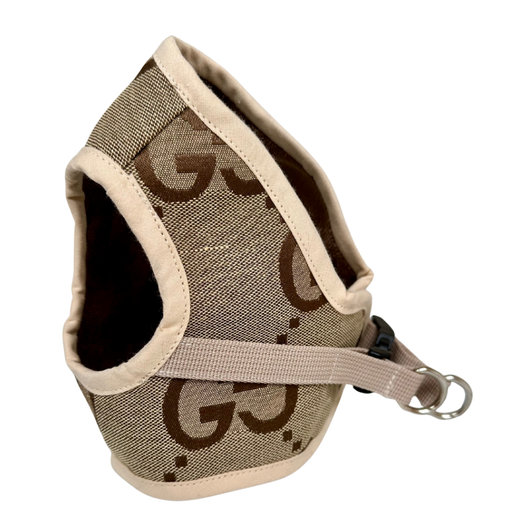 GG Print Step-in Harness Gold