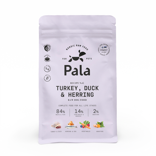 PALA DOG | GENTLY AIR-DRIED (RECIPE #6) TURKEY, DUCK AND HERRING