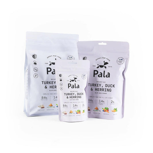 PALA DOG | GENTLY AIR-DRIED (RECIPE #6) TURKEY, DUCK AND HERRING
