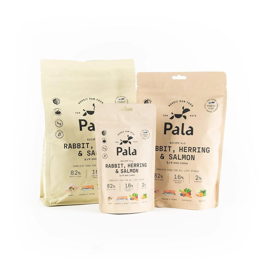 PALA DOG | GENTLY AIR-DRIED (RECIPE #4) RABBIT, HERRING AND SALMON