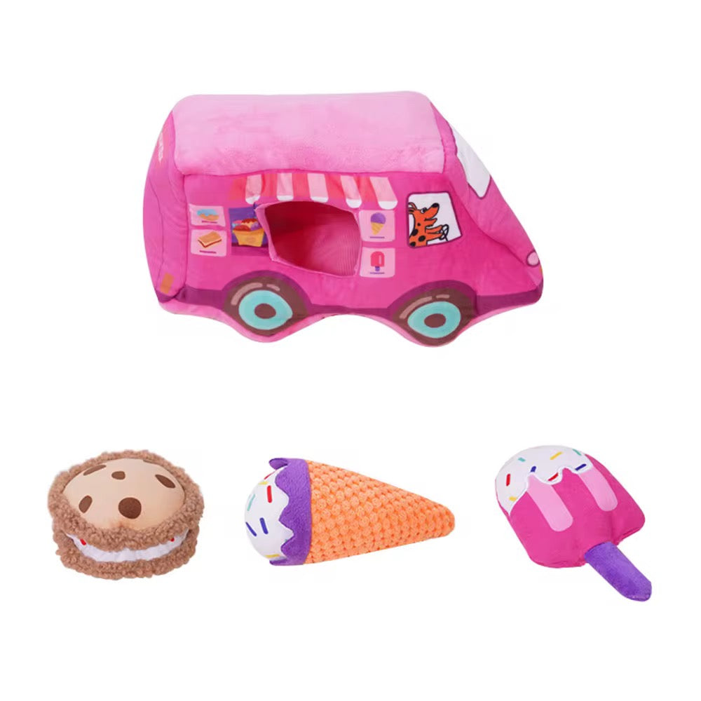 Hondenspeeltje Ijscowagen