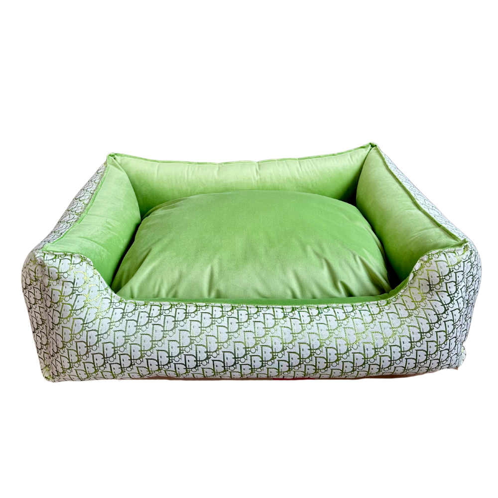 Basket DD print Green