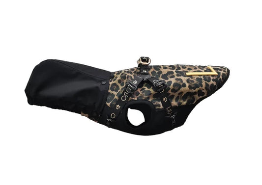 Liu Jo Pets | Regenjasje met Ingebouwde Harness – Nero Macula