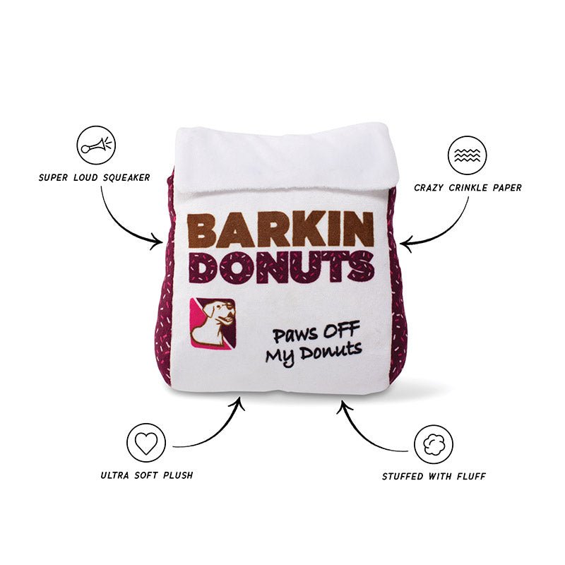 Barkin Donuts Donut Bag - Golden Poms