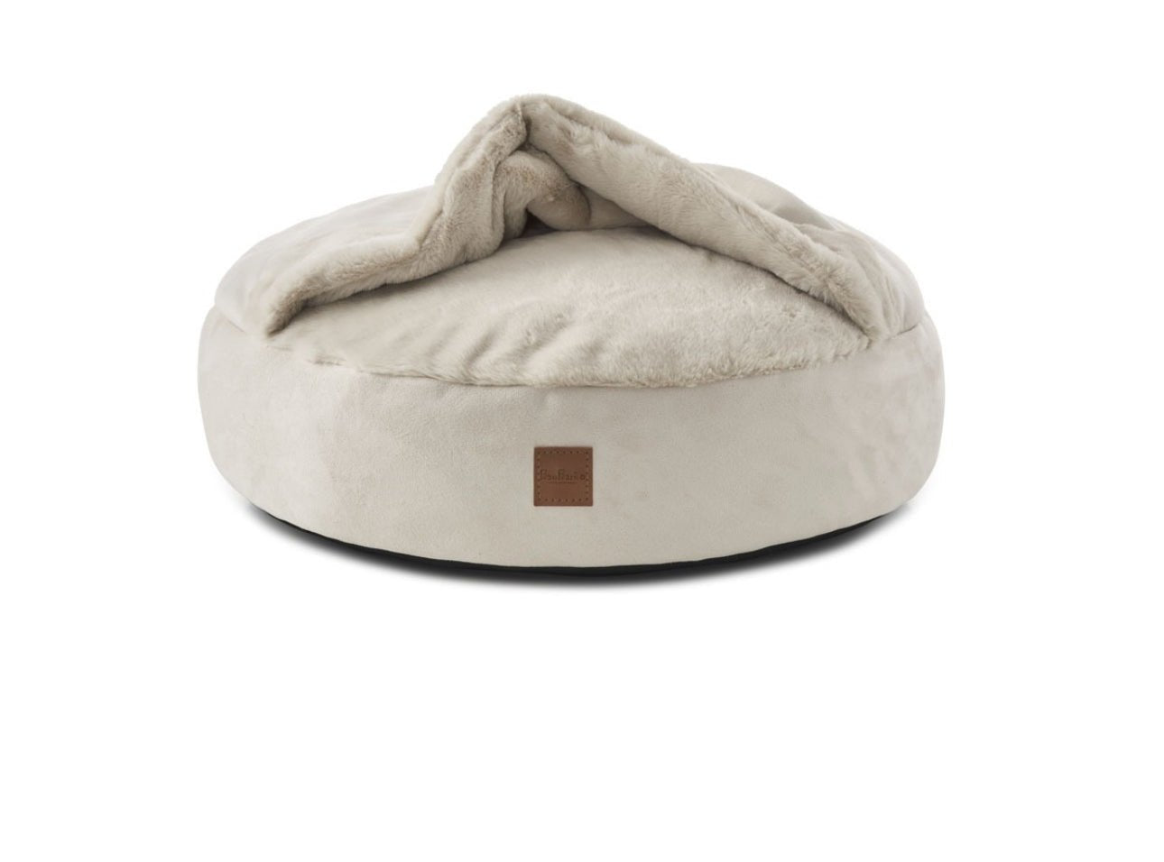 Bau Baru | Cave bed - Morbido Panna - Golden Poms
