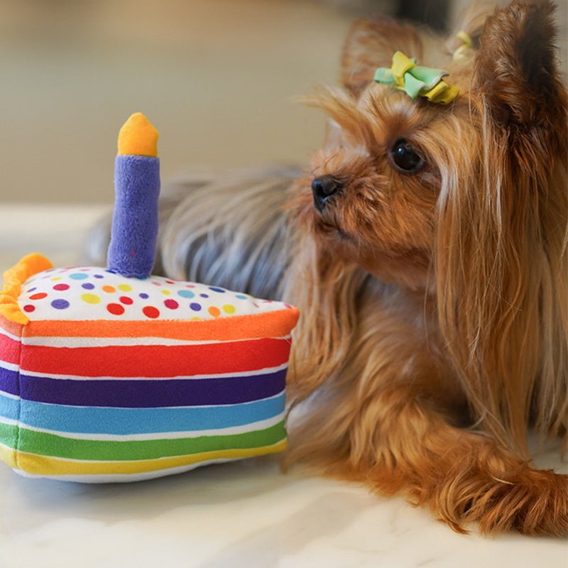 Birthday Cake - Golden Poms