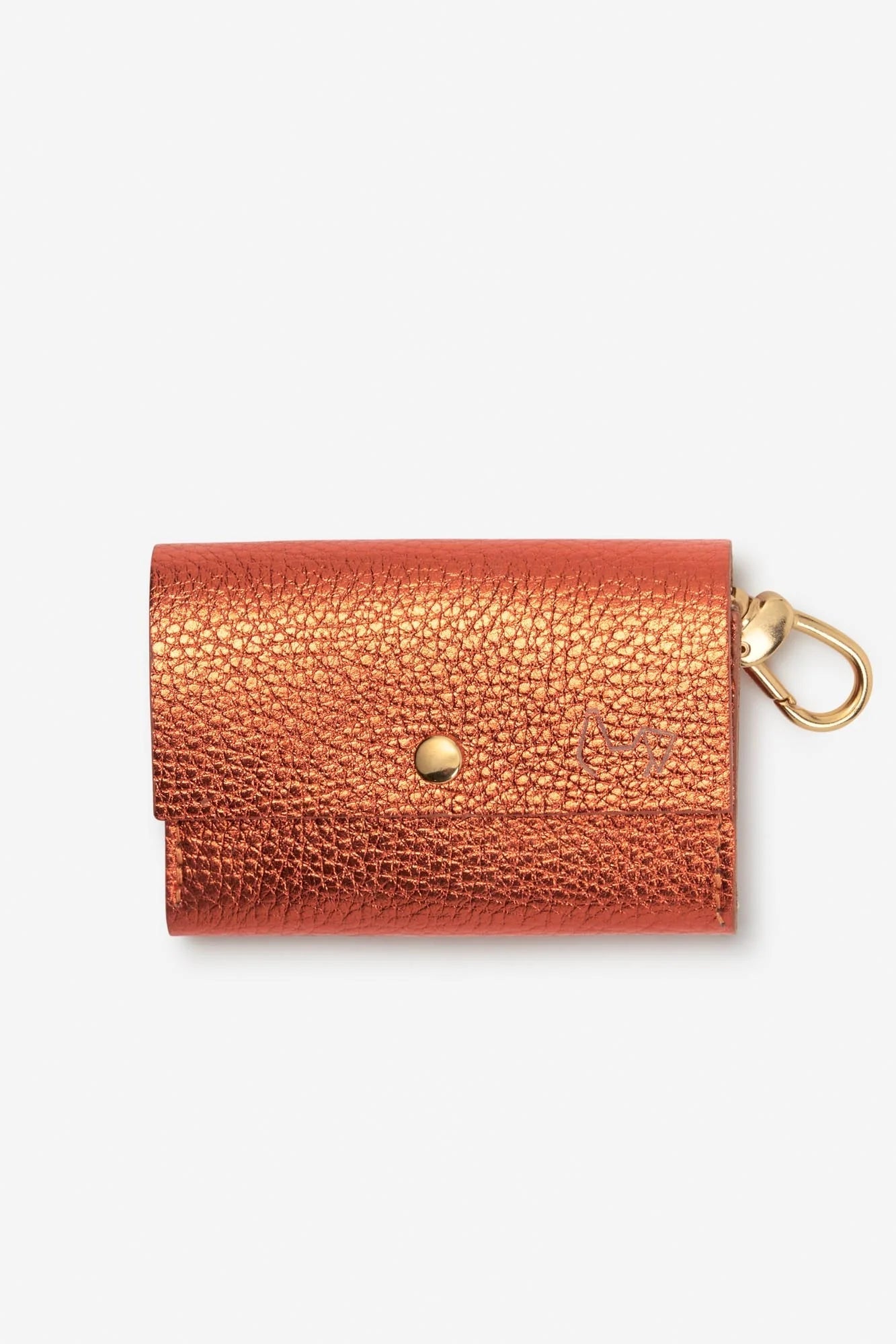 Branni Pets Metallic Poepzakhouder Oranje - Golden Poms