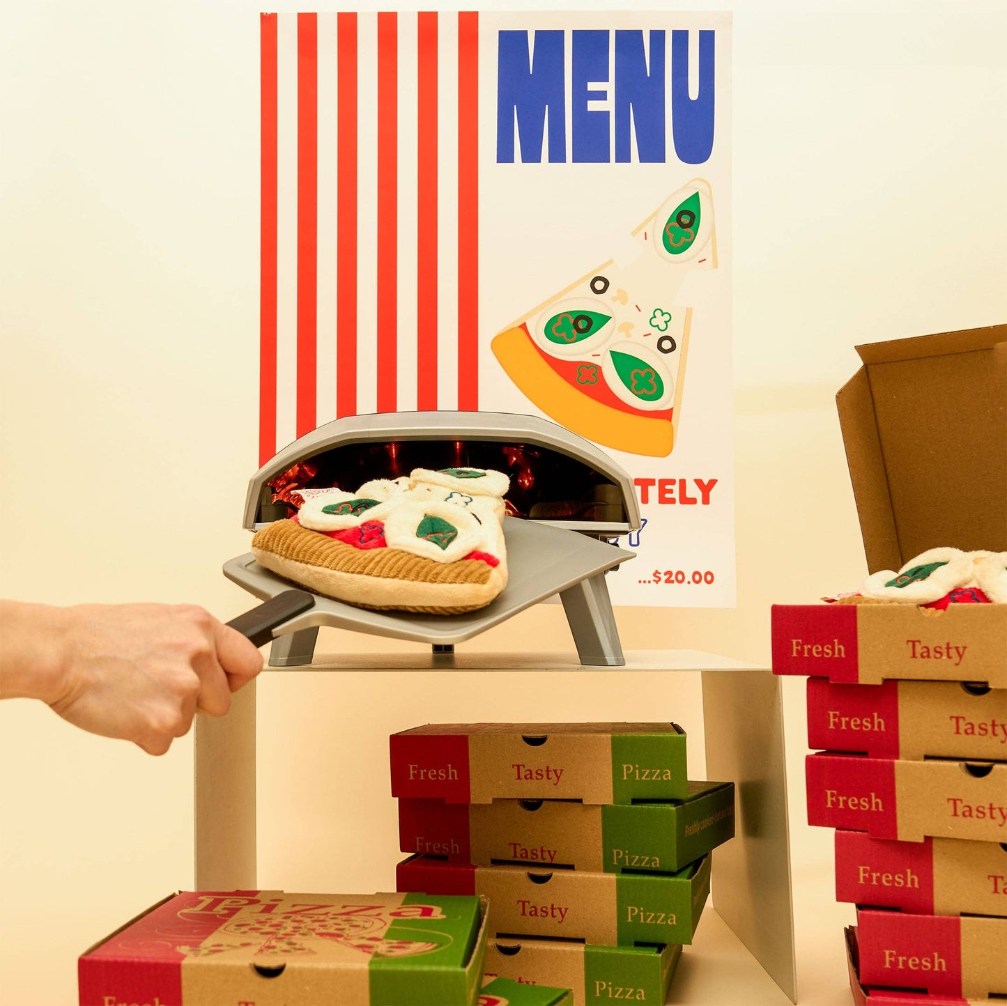 The Furryfolks | Snuffelspeelgoed - Pizza