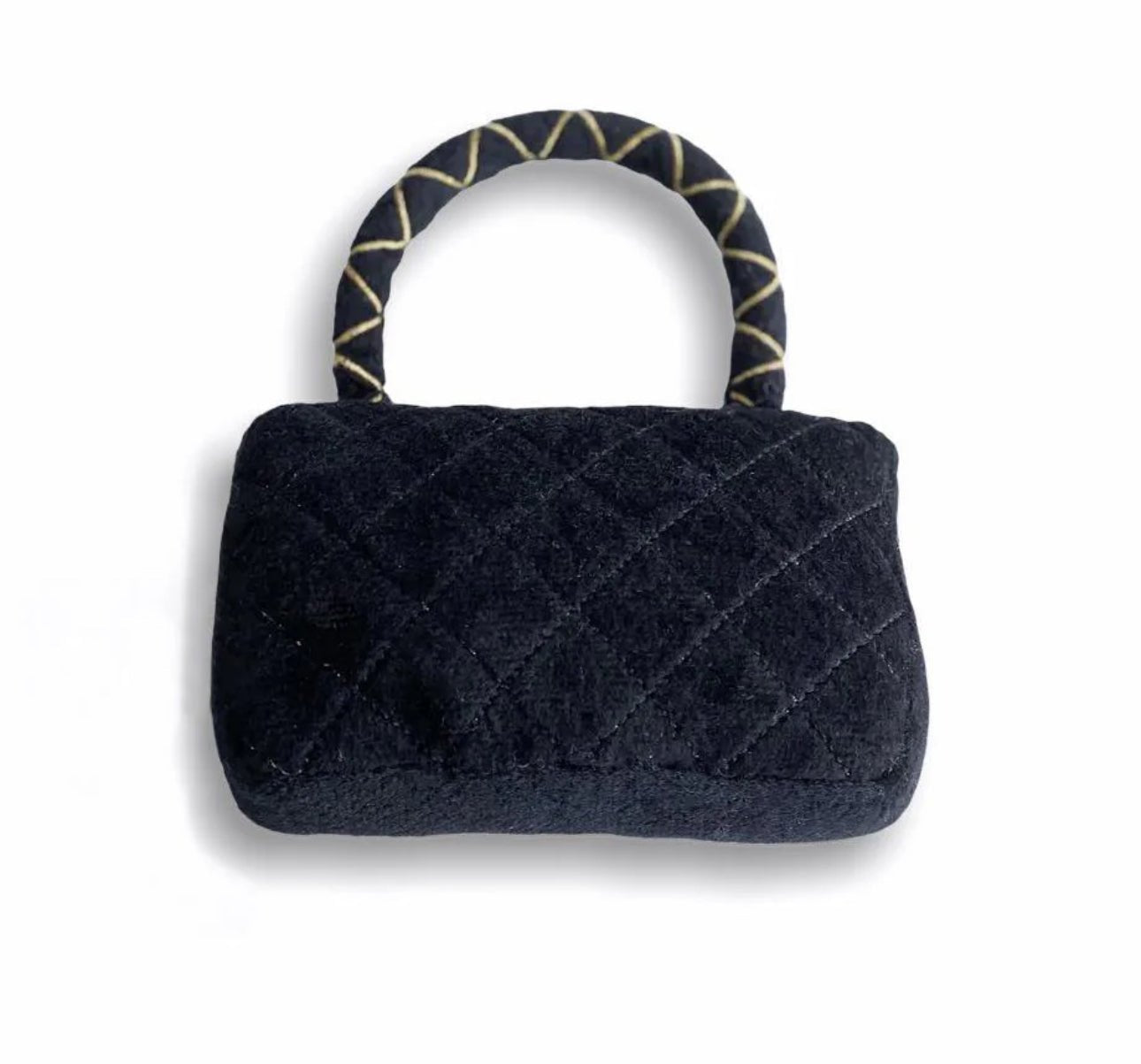 Chewnel Tasje Zwart - Golden Poms