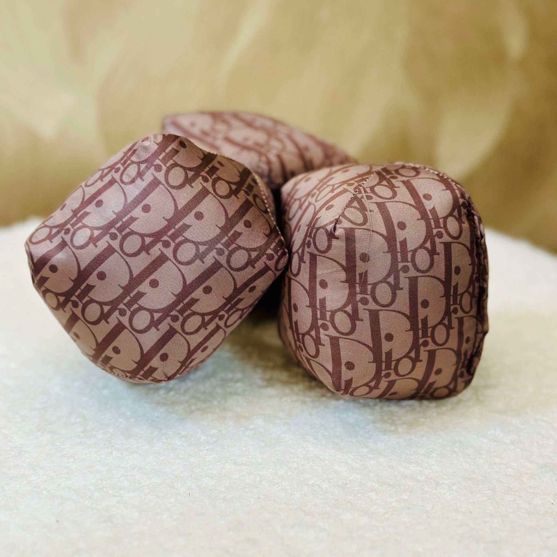 DD Speelgoedbal Bruin - Golden Poms