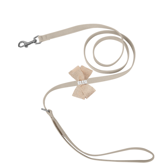 Susan Lanci | Champagne Glitzerati Double Nouveau Bow Leash
