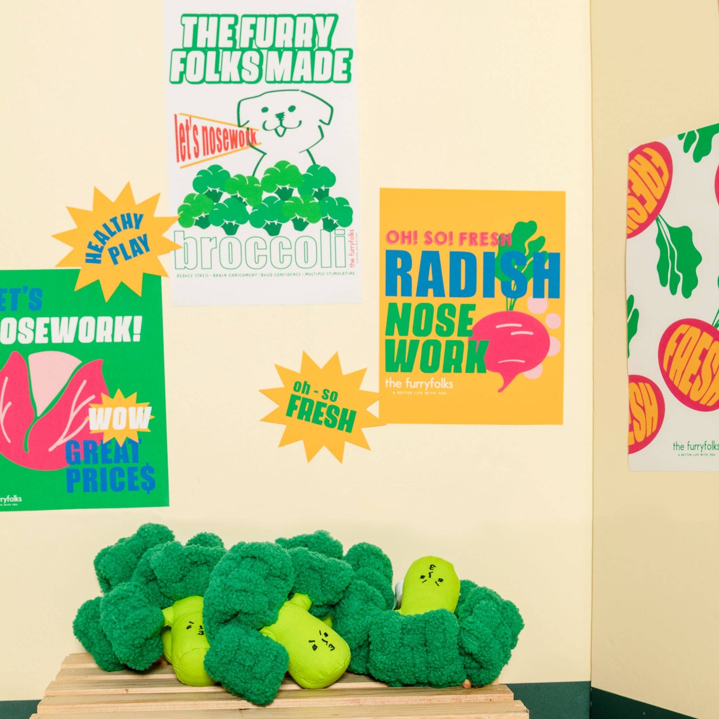 The Furryfolks | Snuffelspeelgoed – Broccoli