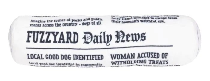 FuzzYard | Perfect Match Hondenspeeltjes - Fetch My Slippers & Paper - Golden Poms