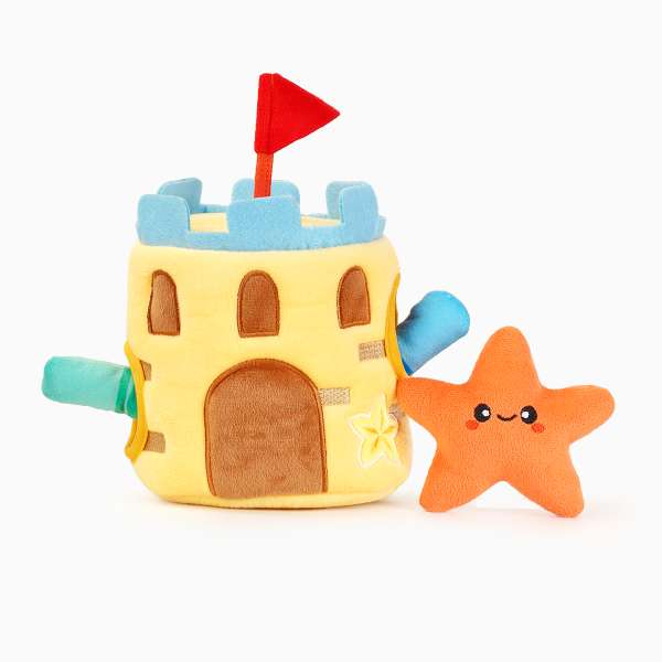 Hugsmart | Beach Daze – Sand Castle - Golden Poms