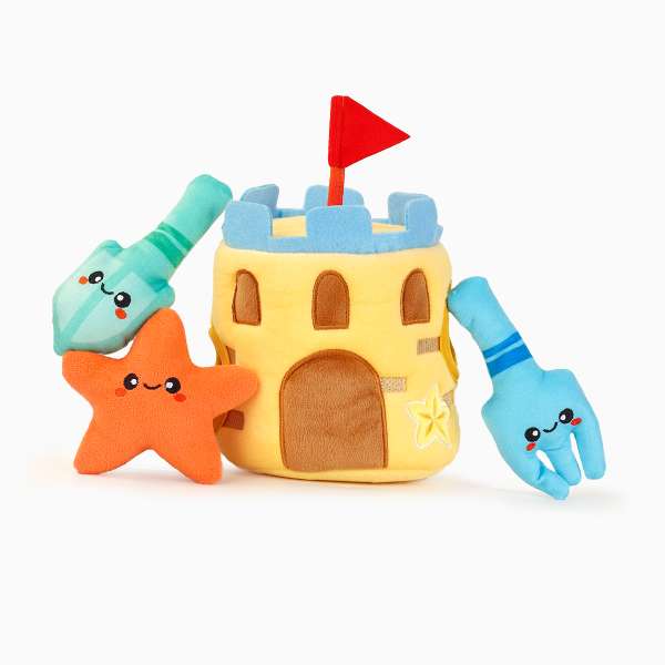 Hugsmart | Beach Daze – Sand Castle - Golden Poms
