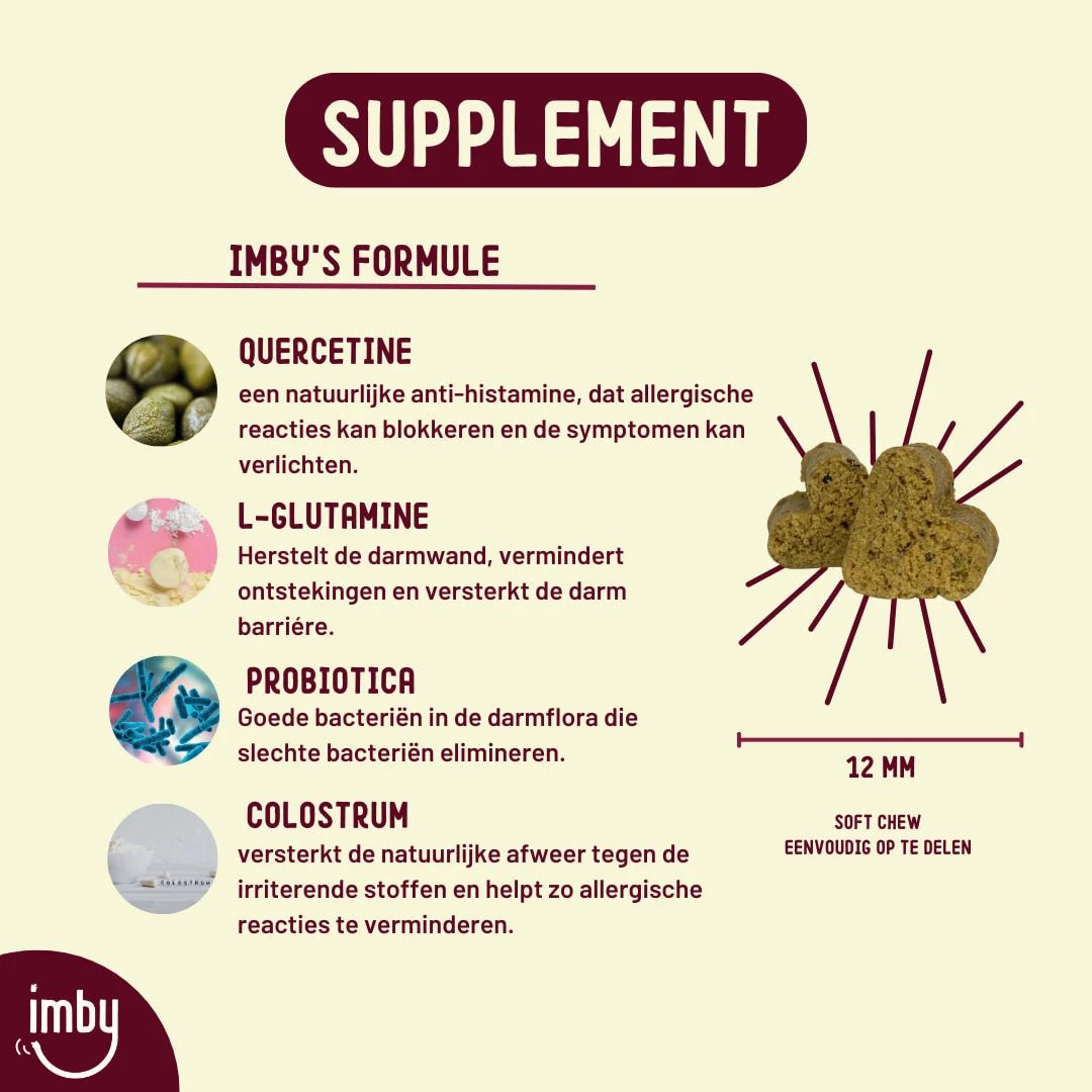 Imby Supplement Allergie & Anti - jeuk - Golden Poms