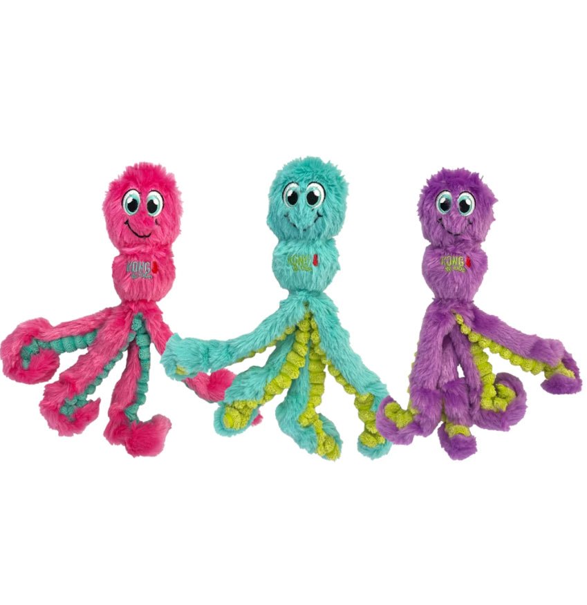 Kong | Hondenspeelgoed Wubba Octopus - Golden Poms