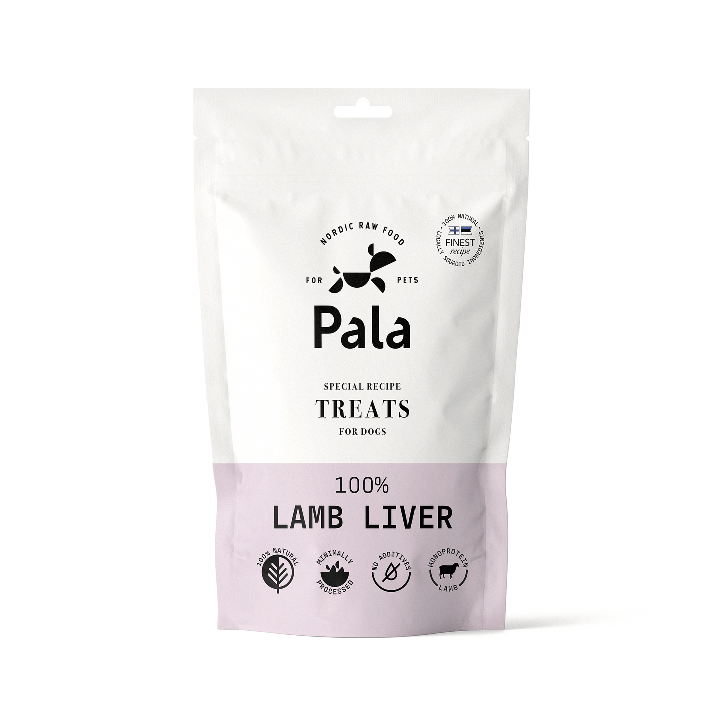 PALA DOG | GENTLY AIR-DRIED LAMB LIVER TREATS 100 GR