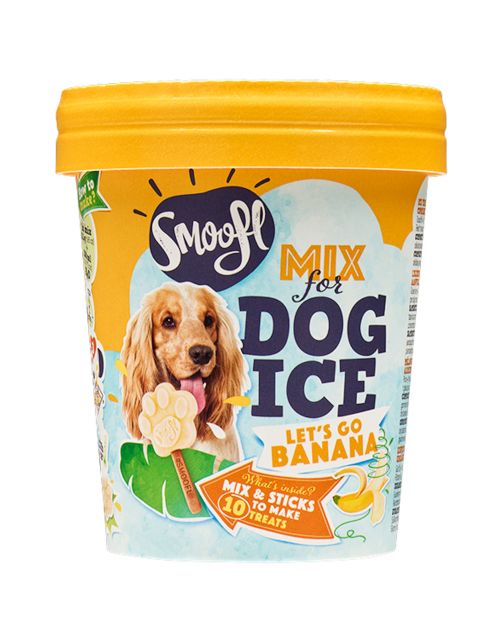 Smoofl | Banaan Mix voor Hondenijsjes