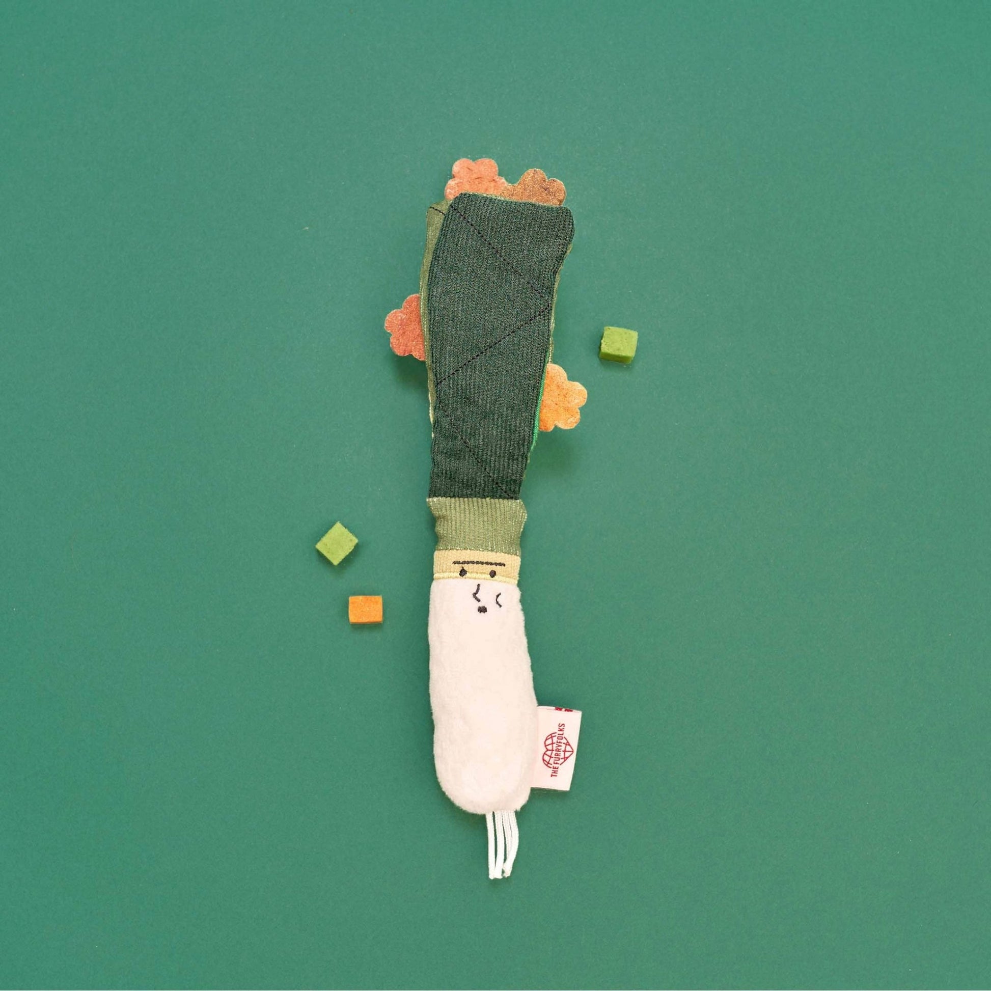 The Furryfolks | Snuffelspeelgoed - Prei - Golden Poms