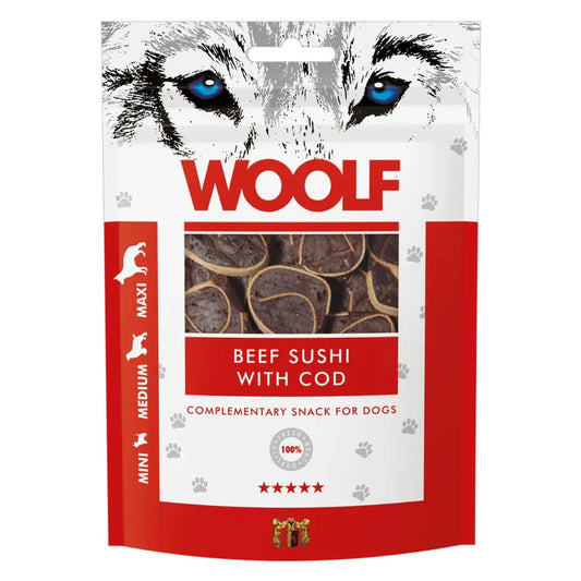 WOOLF - Beef Sushi with Cod
