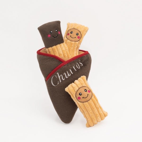 Zippy Burrow | Churro Cone - Golden Poms