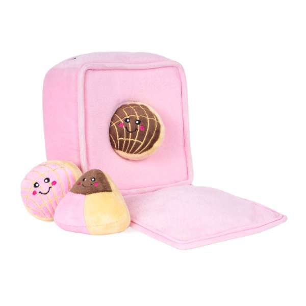 Zippy Burrow | Pan Dulce Box - Golden Poms