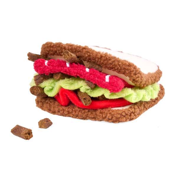 ZippyPaws | Snufflerz – BLT Sandwich - Golden Poms