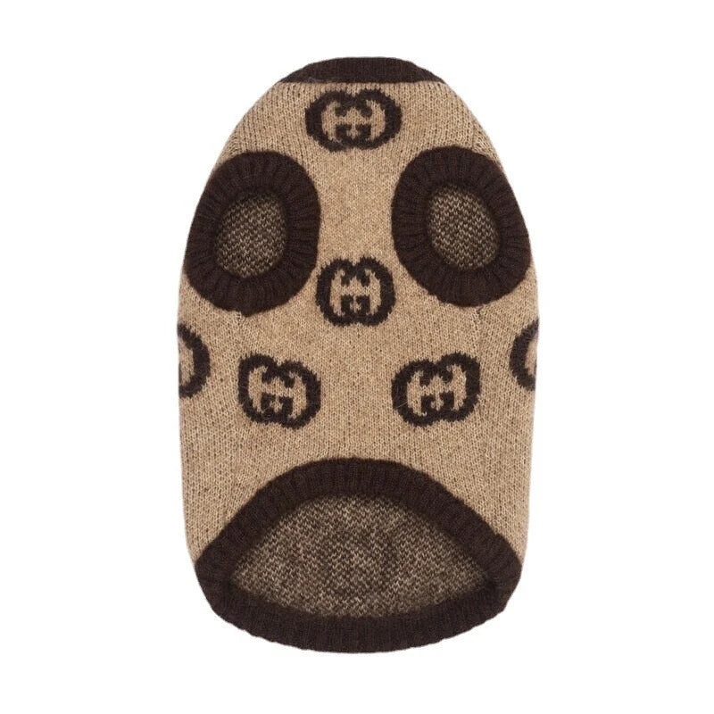 Hondentrui GG Print Bruin