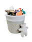 Elite Puppy | Speelgoedmand Soft Grey Tweed