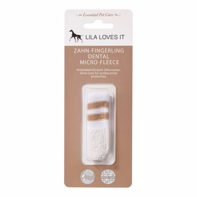 Lila Loves It - Finger toothbrush micro-fleece