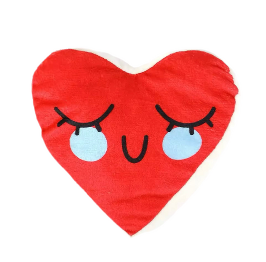 Schattig Hartvormig Hondenspeeltje Rood