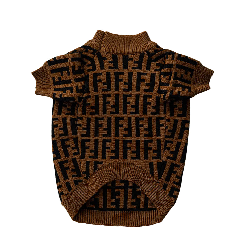 Hondentrui FF Print Bruin