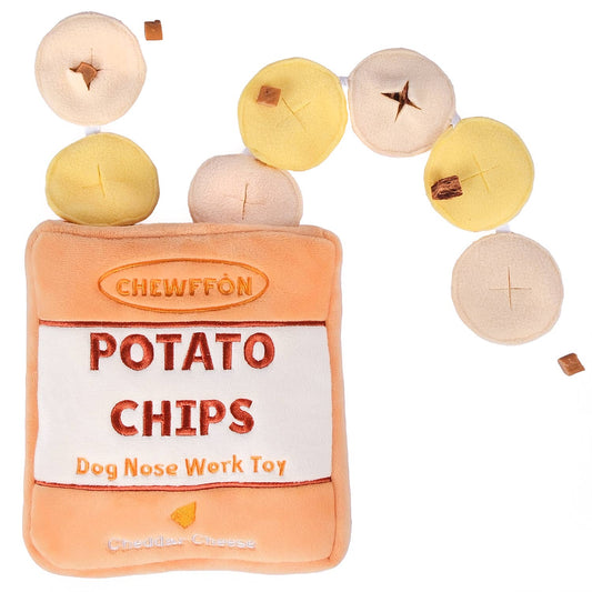 CHEWFFON – Ritsel Aardappelchips Hondensnuffelspeelgoed