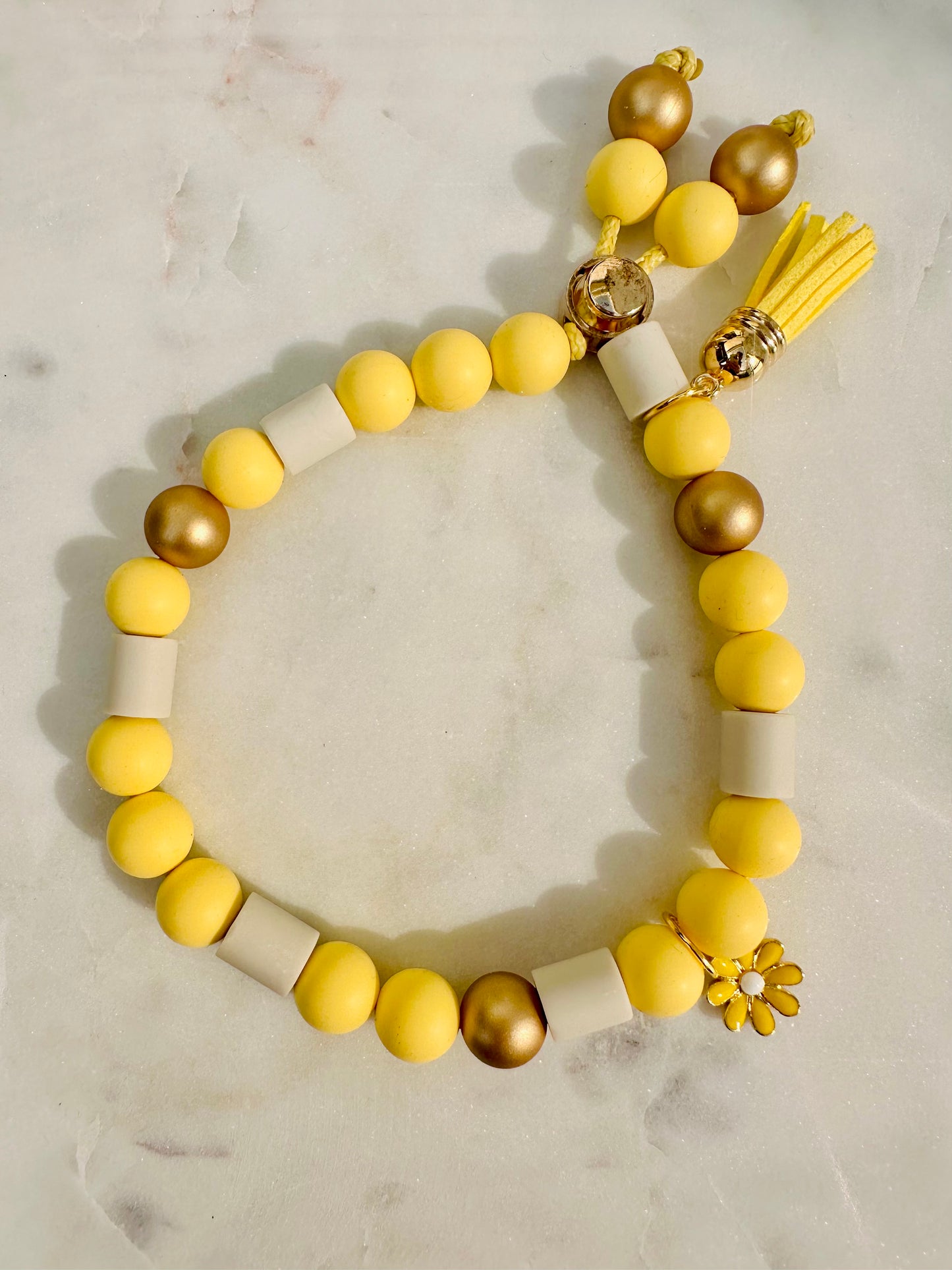Beads By Cheyenne | EM Anti Vlooien & Teken Kralenband - Sunshine