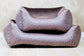 Luxe Handgemaakte Velvet Mand | DD print Bruin/Brons