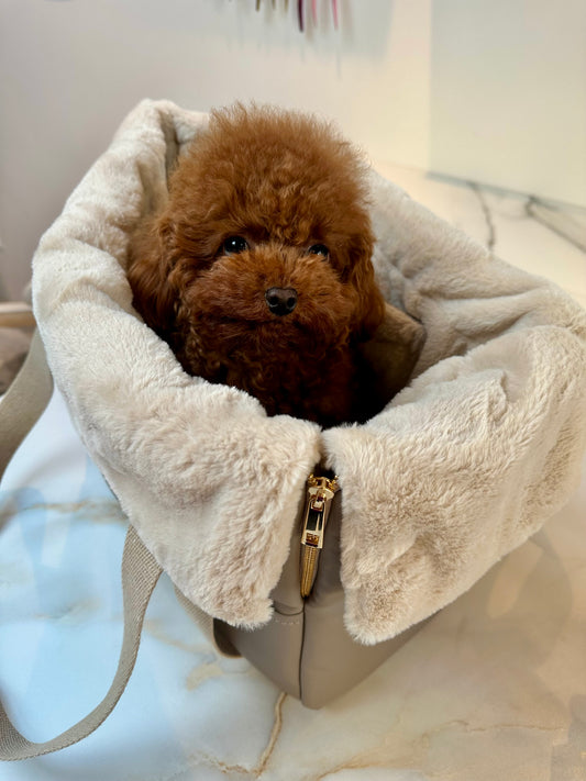 Bau Baru Annalisa Bag Draagtas – Eco Taupe & Castorino Beige