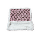Zachte plaid met roze print