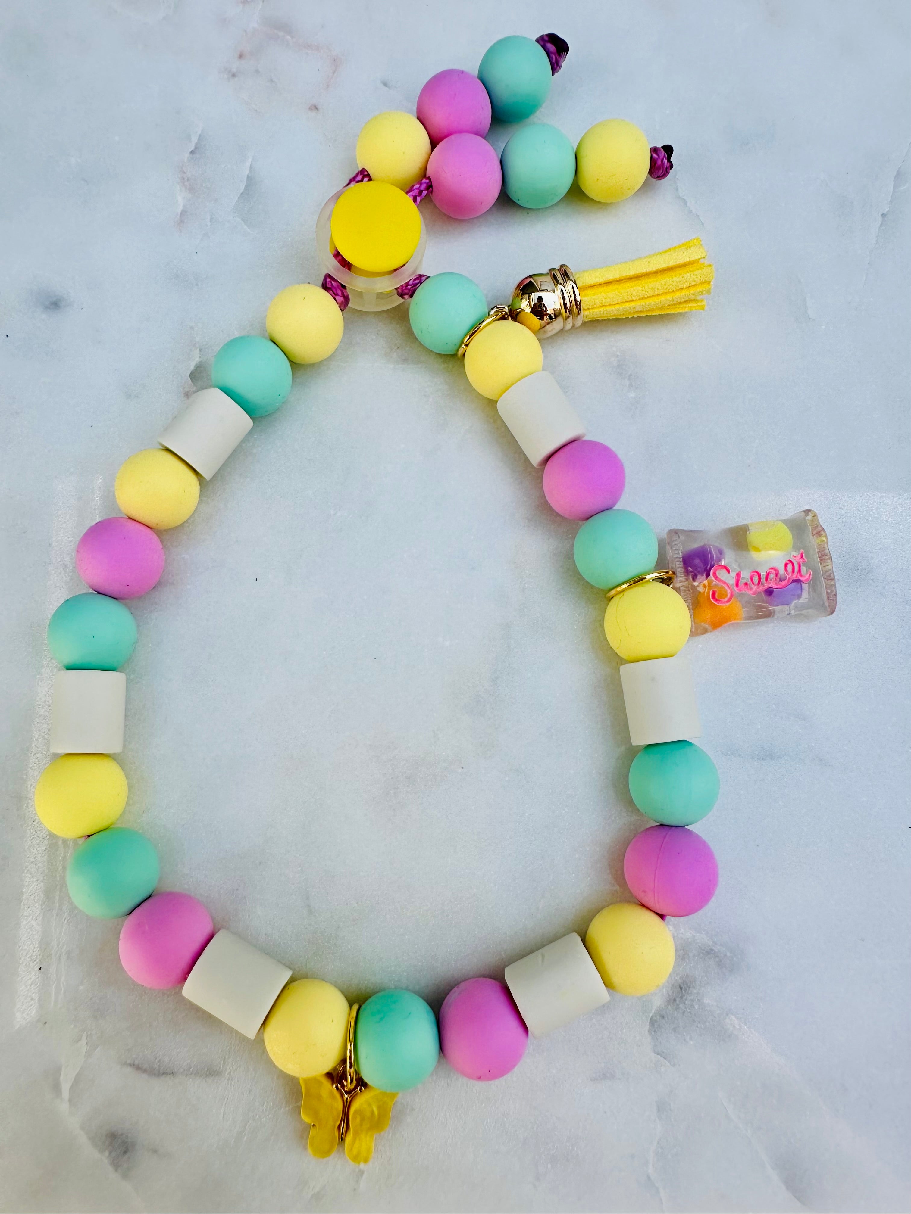 Beads By Cheyenne | EM Anti Vlooien & Teken Kralenband - Candy