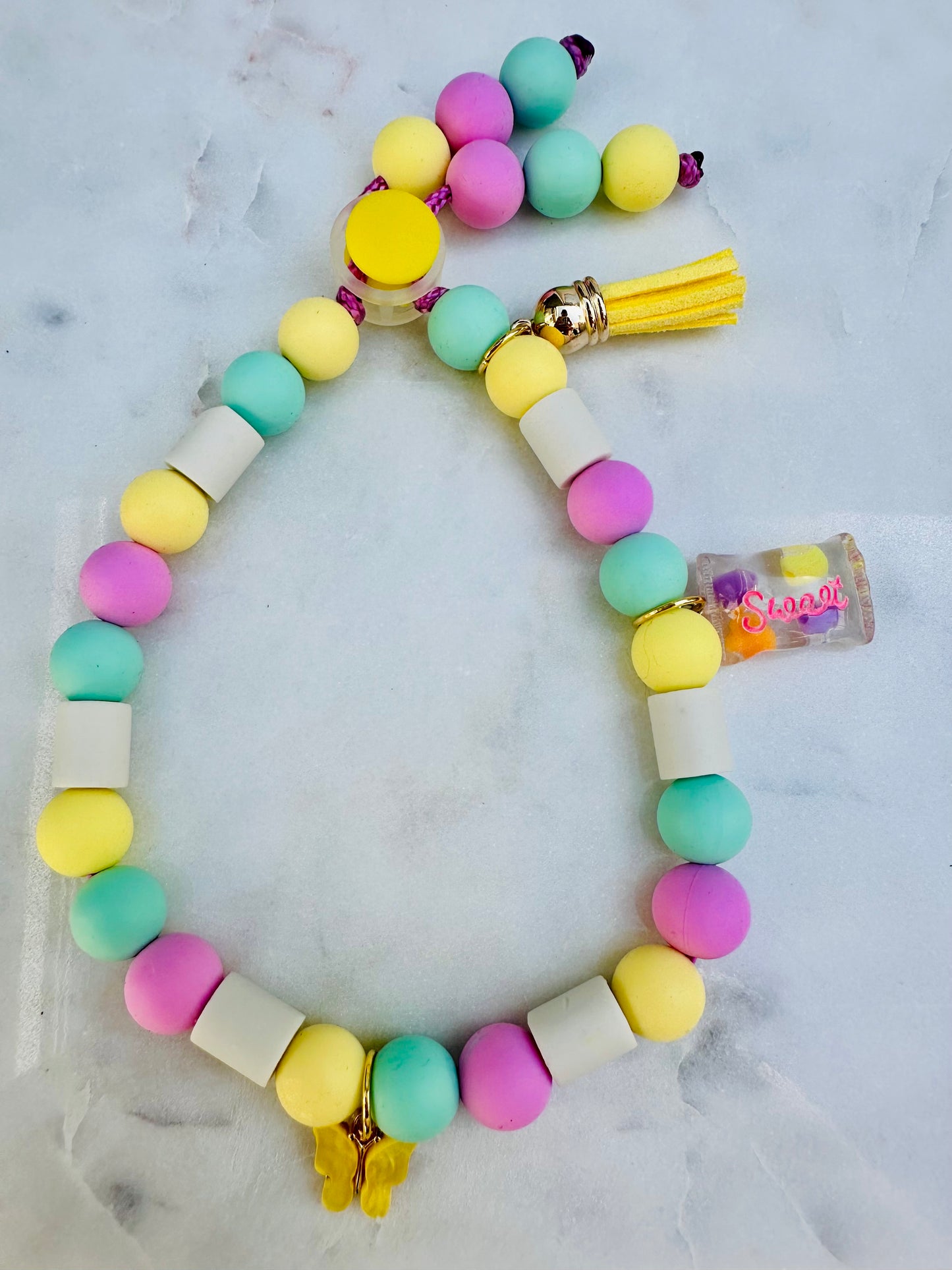 Beads By Cheyenne | EM Anti Vlooien & Teken Kralenband - Candy