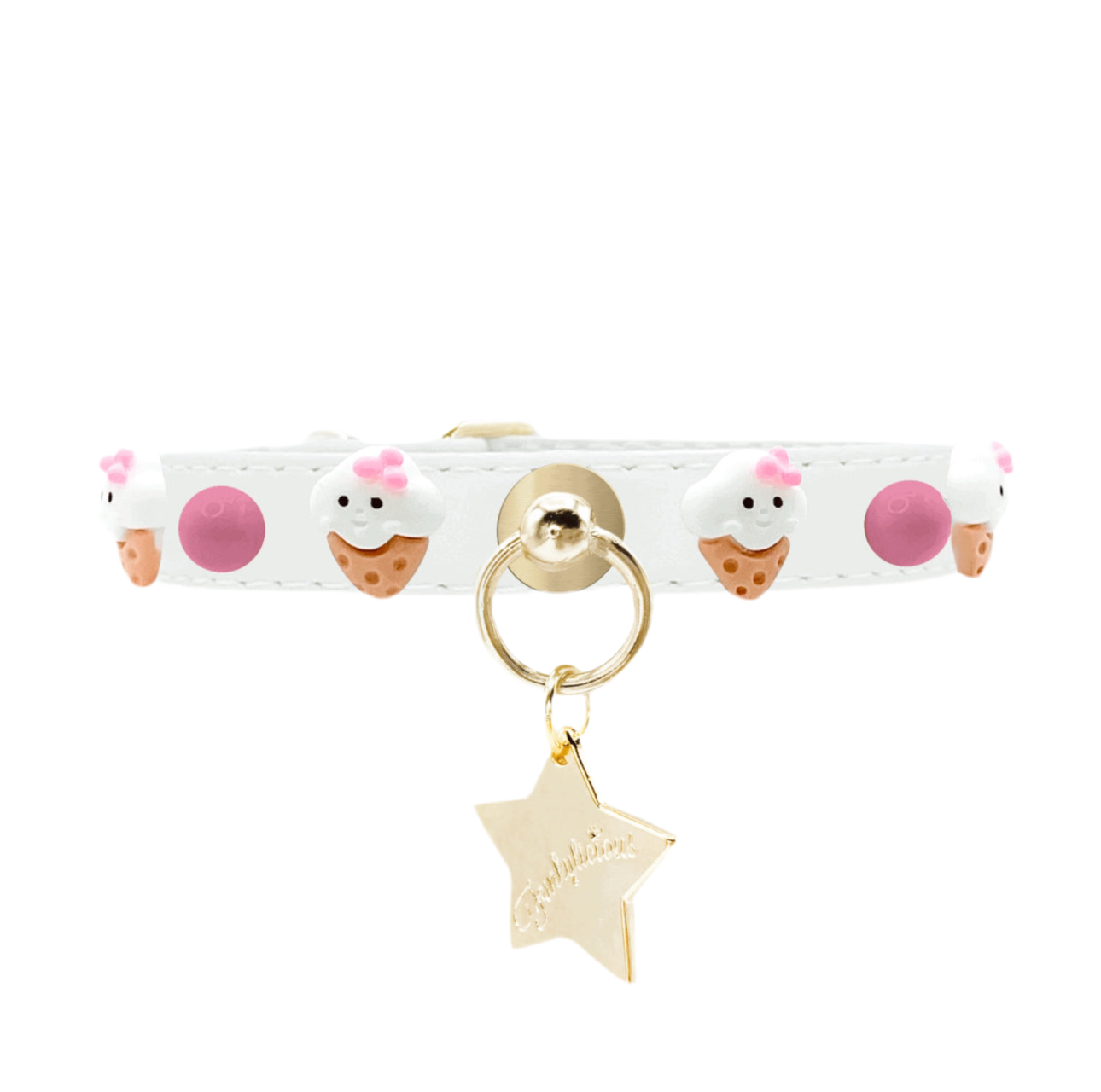 Funkylicious | Halsband Icecream Wit