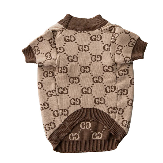 Hondentrui GG Print Lichtbruin