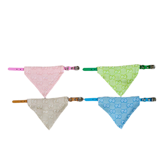 Halsband met bandana in GG print