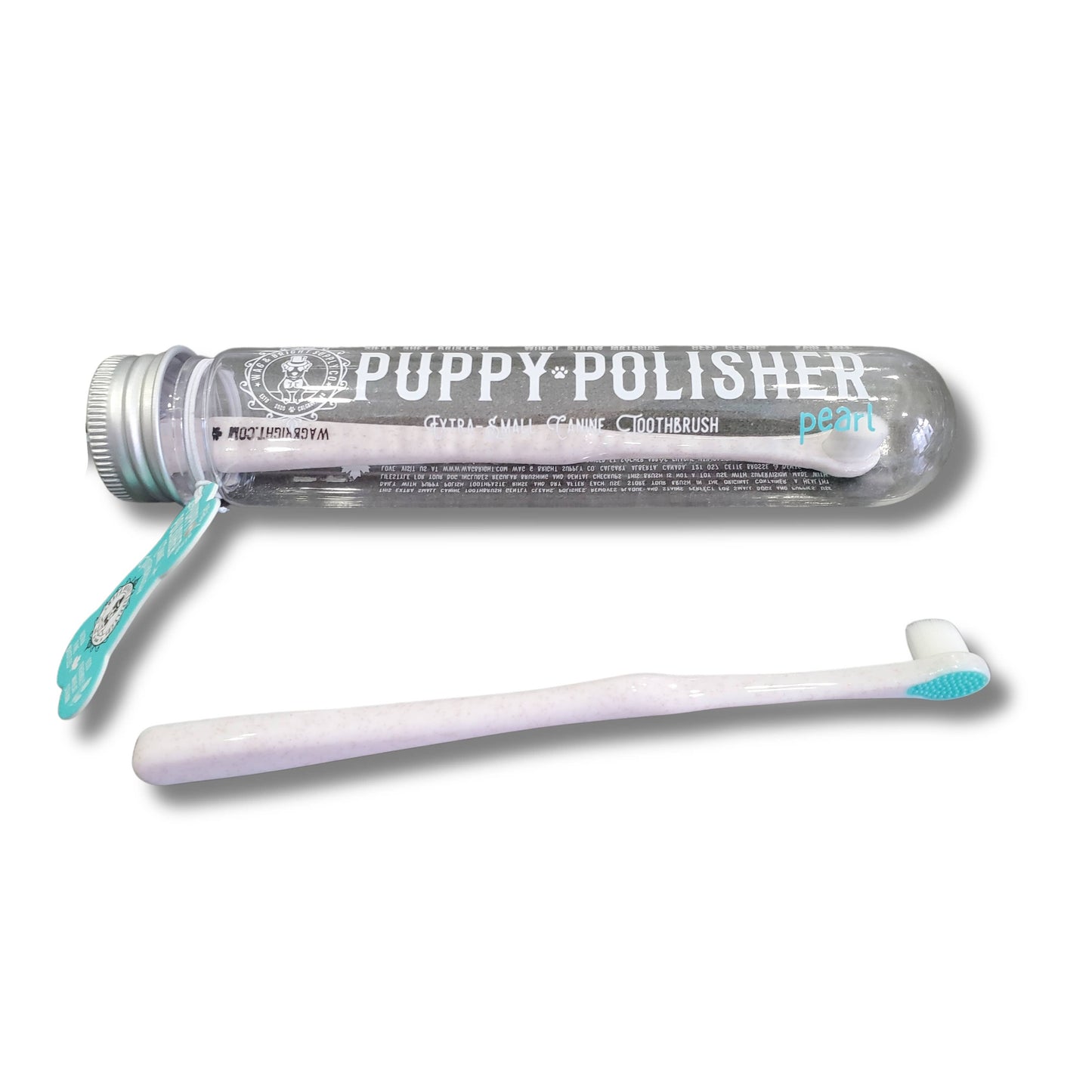 Wag & Bright Supply Co. | Puppy Polisher Pearl Eco Tandenborstel - (extra klein)